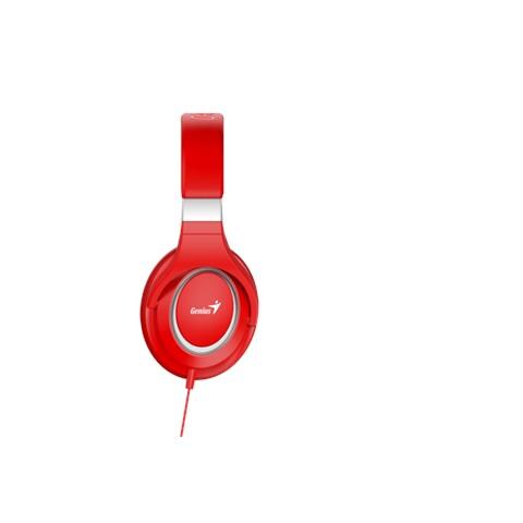 HS-610 Auricolare Cablato A Padiglione Musica e Chiamate Rosso - Foto 2