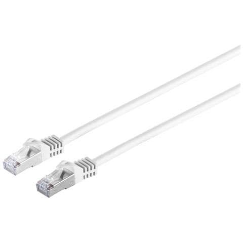 Cavo Patch RJ45 CAT 7 Bianco 0,25 m - Foto 1