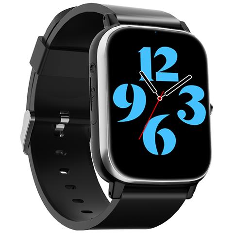 Smartwatch Senior con GPS 4G Display Digitale 1.69" Touch screen LCD 4G Bluetooth 360 x 360 Pixel Frequenza Cardiaca Grigio Europa - Foto 1