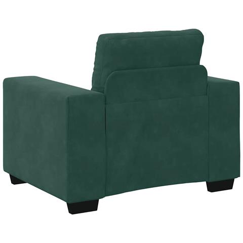 Divano Sedia Verde Scuro 60 cm Velluto - Foto 8