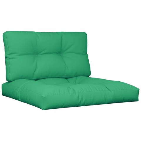 Cuscini Per Pallet 2 Pz Verdi In Tessuto - Foto 2