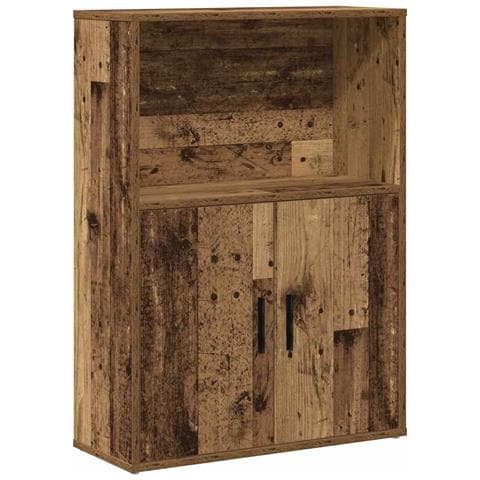 Libreria Legno Vecchio 60x24x85 Cm In Truciolato - Foto 2