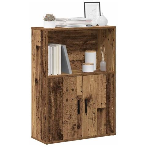 Libreria Legno Vecchio 60x24x85 Cm In Truciolato - Foto 1