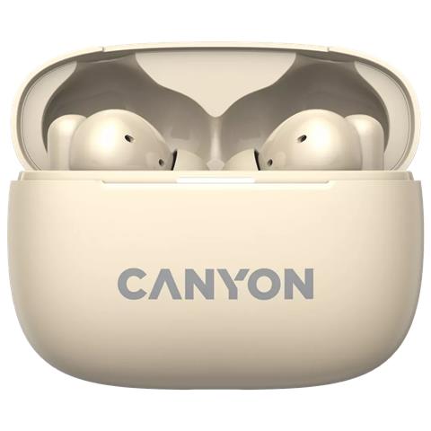 CNS-TWS10BG cuffia e auricolare True Wireless Stereo (TWS) In-ear Chiamate /Musica /Sport /Tutti i giorni USB tipo-C Bluetooth Beige - Foto 1
