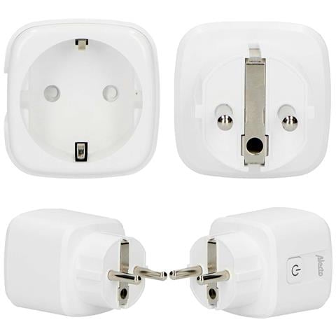 Smart-plug20 Presa Intelligente Wi-fi Con Monitor Energetico 16a 3680w, Bianco - Foto 2