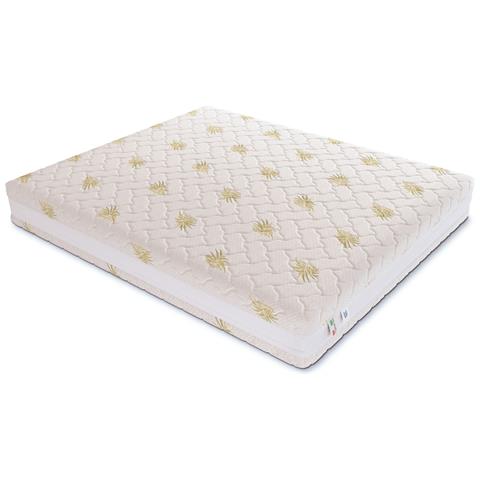 Materasso Lattice Alto 20 cm Lattice 100% 18 cm con Fodera Aloe Vera Singolo misura 100x190 cm - Foto 2