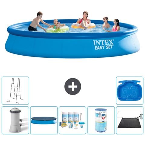 Piscina Fuori Terra - In Giro - 457x84 Cm - Blu - Include Accessori Coordinati A1174 - Foto 1
