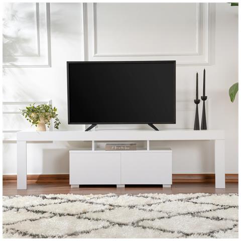 Baso Porta Tv Con Armadi Bianchi 180cm - Foto 1