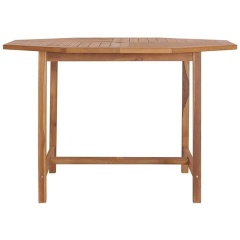 Lusso Casadino -  Tavolo Pranzo Da Giardino Ø110x110x75 Cm Legno Massello Di Teak - Foto 1