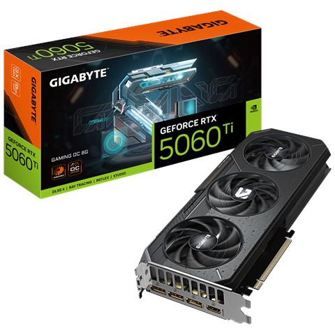 GeForce RTX 5060 Ti 8 GB GDDR7 PCI Express x16 5.0 1 x HDMI 3 x Display Ports Gaming OC - Foto 1