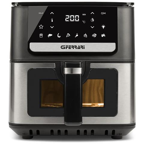 G10207 friggitrice Singolo 6,5 L Indipendente 1700 W Friggitrice ad aria calda Nero, Acciaio inox - Foto 1