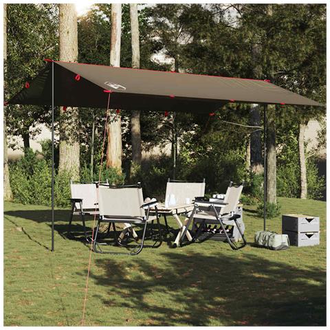 Telone da Campeggio Marrone 506x306 cm Impermeabile - Foto 1