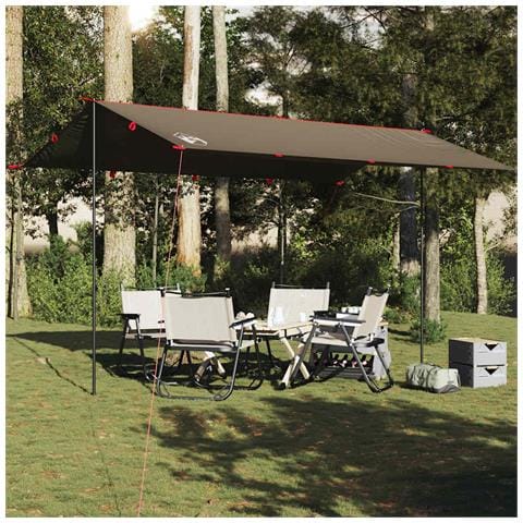 Telone da Campeggio Marrone 506x306 cm Impermeabile - Foto 2