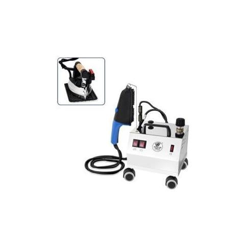 EOLO Ferro da Stiro AV02 DUAL V6 Professionale Spazzola Vapore Stiro Verticale e Orizzontale Caldaia in Rame a Risparmio Energetico Resistenza Esterna Anticalcare Garanzia 5 Anni - Foto 1