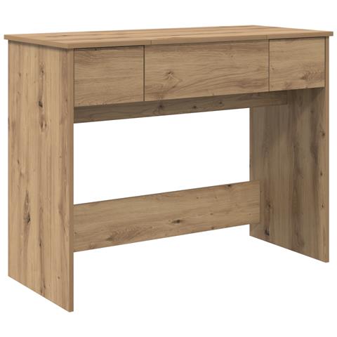 Toeletta con specchio Rovere Artigianale 100x45x76 cm - Foto 1