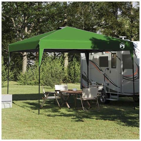 Tenda Aggiuntiva Pop-Up Verde 300 x 300 cm Tessuto - Foto 2