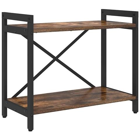 Libreria Rovere fumo 60 x 30 x 48.5 cm Legno multistrato - Foto 1