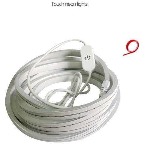 Striscia Led Neon Bianca 6500k - Dimmerabile Al Tocco, Alimentazione Usb Con Adesivo  2 Metri - Foto 2