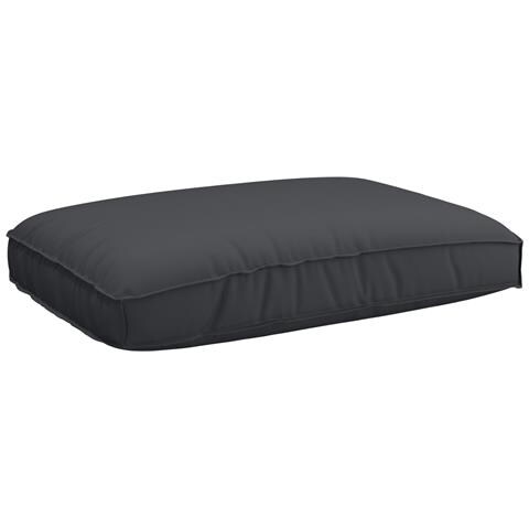 Cuscino per seduta pallet Nero 120 x 80 x 12 cm Tessuto Oxford - Foto 1