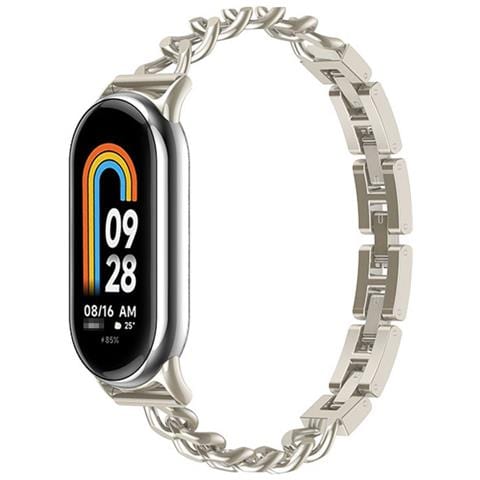 Cinturino A Bracciale In Metallo Compatibile Con Xiaomi Mi Band 8/9/10 - Elegante Cinturino In Acciaio Inossidabile Starlight - Foto 1
