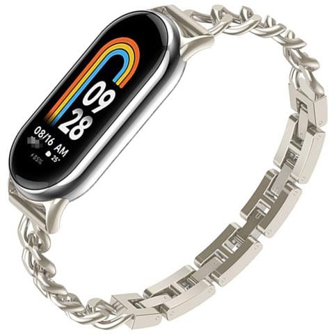 Cinturino A Bracciale In Metallo Compatibile Con Xiaomi Mi Band 8/9/10 - Elegante Cinturino In Acciaio Inossidabile Starlight - Foto 3
