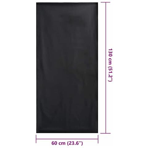 Asciugamani per Sedia Outdoor 2 pcs Nero 130 x 60 cm - Foto 9