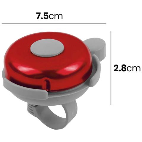 Campanello Per Bicicletta In Alluminio Medio Per Manubrio Standard - Foto 5