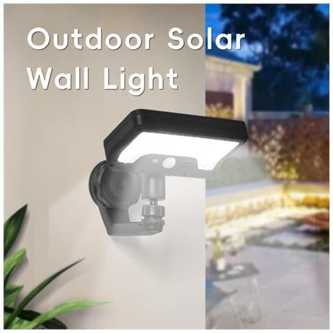 Luce Solare Magnetica Con Sensore Di Movimento - Lampada Da Parete Led Esterna - Foto 2