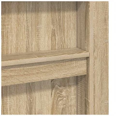 Struttura letto a castello con scrivania Rovere Sonoma - Foto 9