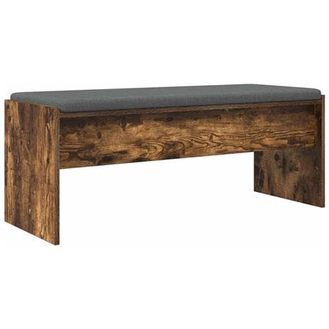Panca per ingresso con cuscino Rovere fumé 103 x 38 x 40 cm - Foto 1
