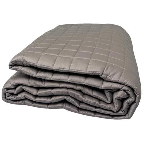 Quilt Trapuntino Piumino Estivo 100gr Mq Raso Cotone Tinta Unita Matrimoniale Matrimoniale Tortora - Foto 5