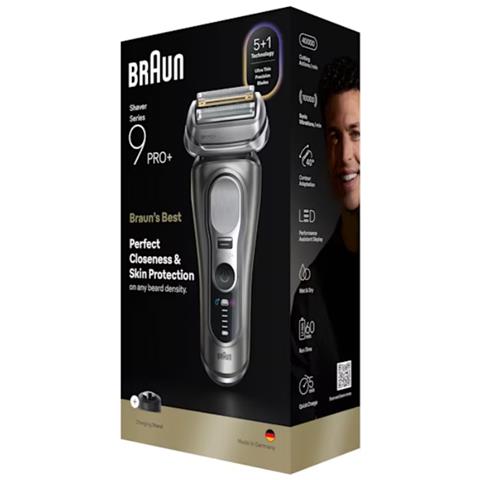 Series 9 Pro+ 9615S Rasoio Trimmer Nero, Grigio - Foto 2