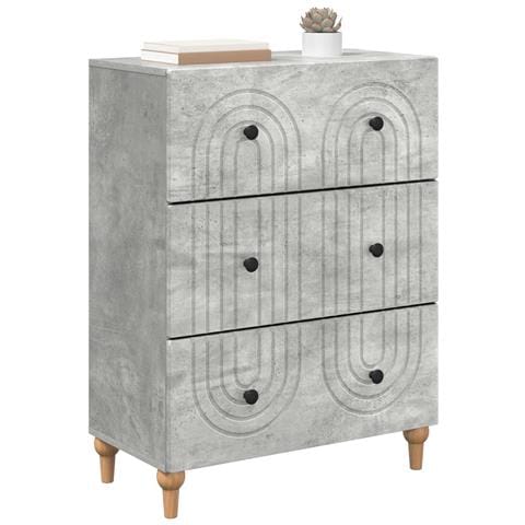 Mobile con Cassetti Grigio Cemento 66 x 34,5 x 90 cm - Foto 2