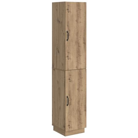 Set di armadi 2 pcs Rovere Artigianale Legno ingegnerizzato - Foto 1