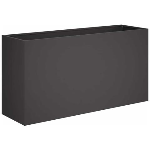 Vaso da giardino Nero 100 x 30 x 50 cm - Foto 1