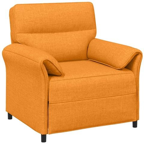 Set di divani 2 pz Giallo Scuro Tessuto - Foto 2