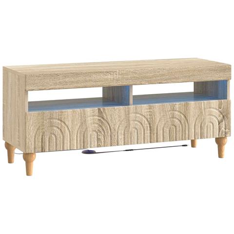 Mobile TV LED Rovere Sonoma Legno ingegnerizzato - Foto 1