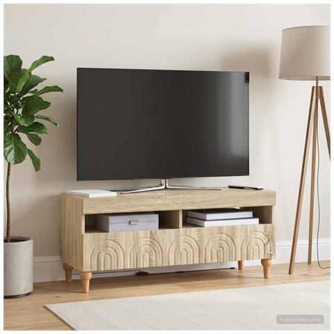 Mobile TV LED Rovere Sonoma Legno ingegnerizzato - Foto 2