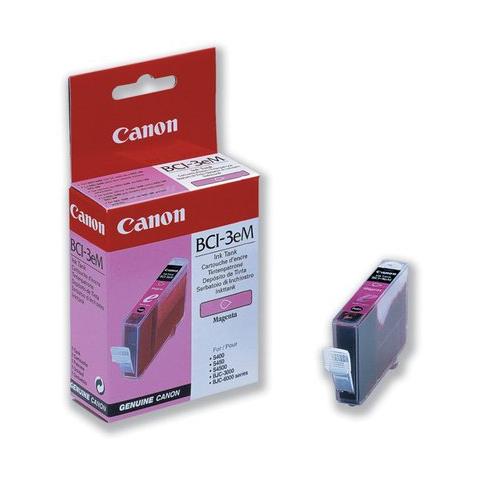 BCI-3eM Cartuccia Ink Originale Magenta per BJC 3000 / BJC 3010 / BJC 6000 Capacità 310 Pagine - Foto 1