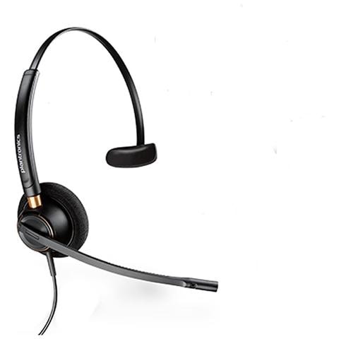 Cuffia Monoaurale con Microfono Nero Filo 100 - 6800 Hz 160 Ohm 24 dB 89433-02 - Foto 1