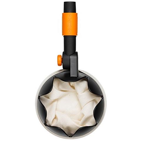 Coglifrutta per Manici QuikFit, Testa di Attrezzo, Lunghezza: 32 cm, plastica rinforzata con fibra di vetro / Cotone, Nero / Arancione, QuikFit, 1.000.693 - Foto 1