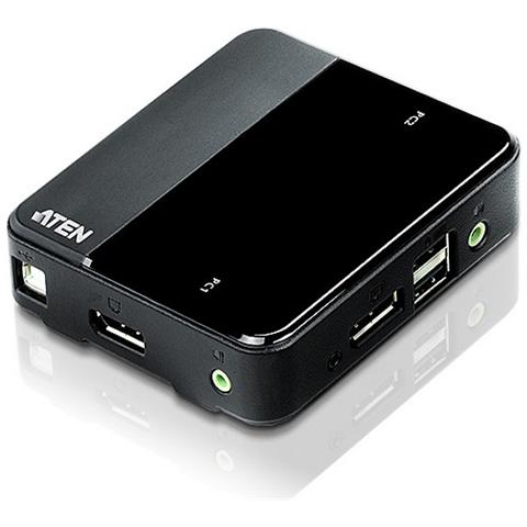 IDATA CS-782DP - Switch KVM DisplayPort USB a 2 porte 4K UHD, CS782DP - Foto 1
