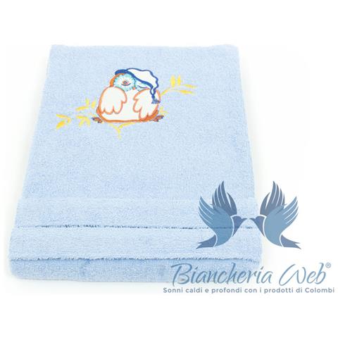 Accappatoio In Spugna Per Bambini Modello Kinder Ob Colore Azzurro 3-4anni Azzurro - Foto 1