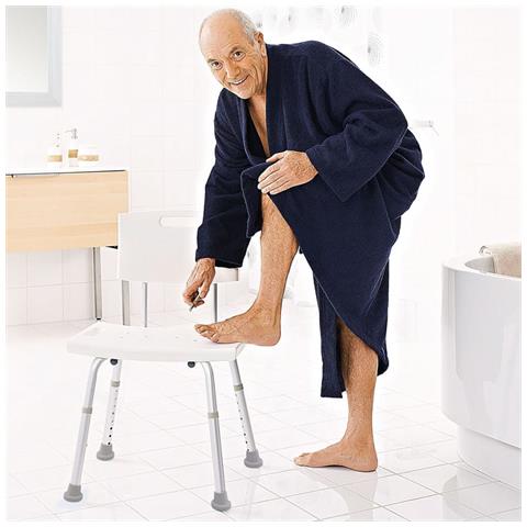 Sedia per Bagno Bianca 150 kg A00602101 - Foto 7