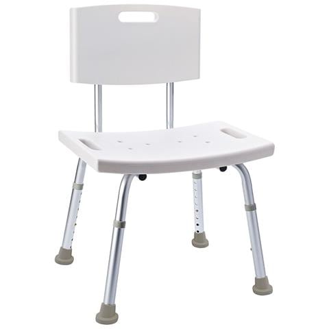 Sedia per Bagno Bianca 150 kg A00602101 - Foto 1