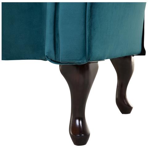 Chaise Longue Per Lato Destro In Velluto Foglia Di Tè Lattes - Foto 22