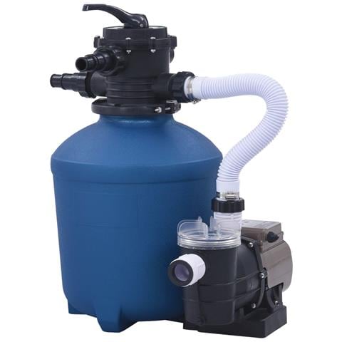 Pompa con Filtro a Sabbia con Timer 530 W 10980 L / h - Foto 1