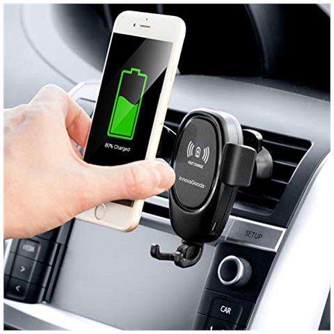 Supporto Per Cellulare Con Caricabatterie Senza Fili Per Auto Wolder - Foto 3