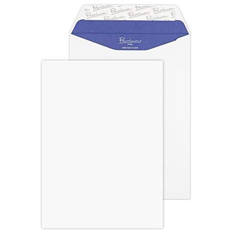 Premio Puro C5 229 X 162 Mm 120 G Recycled Peel Seal Pocket Buste (rp83455) Super White Wove - Confezione Da 50 - Foto 1