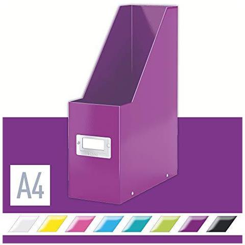 File Leitz Magazine A4 Fare Clic E Conservare Gamma 60.470.062 - Viola - Foto 1